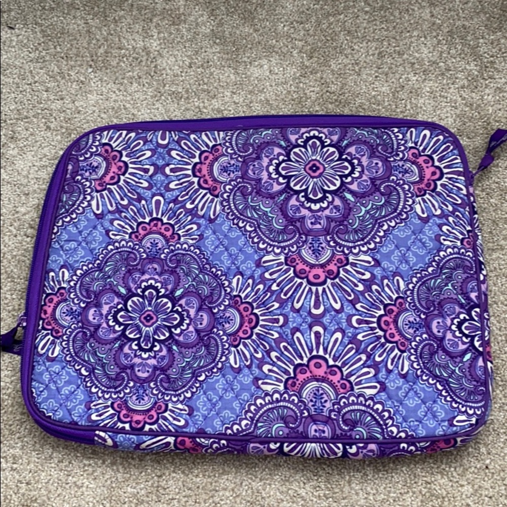 Vera Bradley Lilac Tapestry Laptop Sleeve